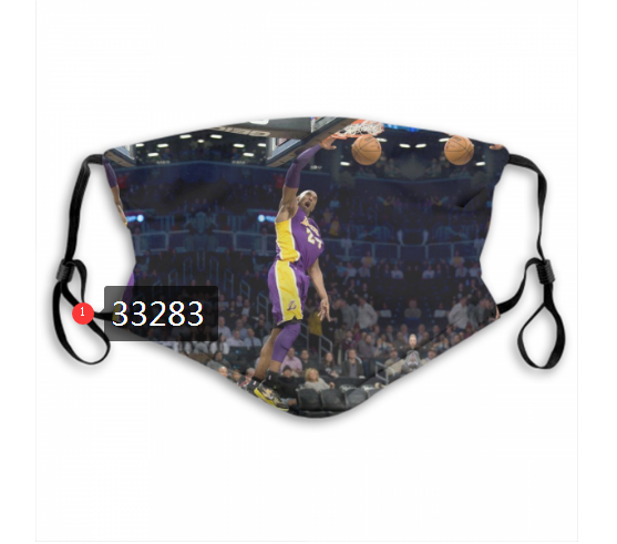 2021 NBA Los Angeles Lakers #24 kobe bryant 33283 Dust mask with filter